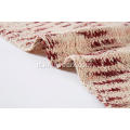 Sciarpa lunga da donna con nappe in tintura spaziale lavorata a maglia